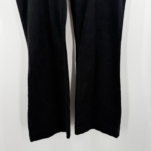 LIVERPOOL Hannah Flare Corduroy Pants Size 18W Onyx Black Stretch Plus Curvy NWT - Picture 14 of 16